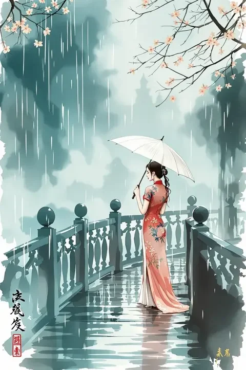 水墨江南 高清封面 - 秘​书