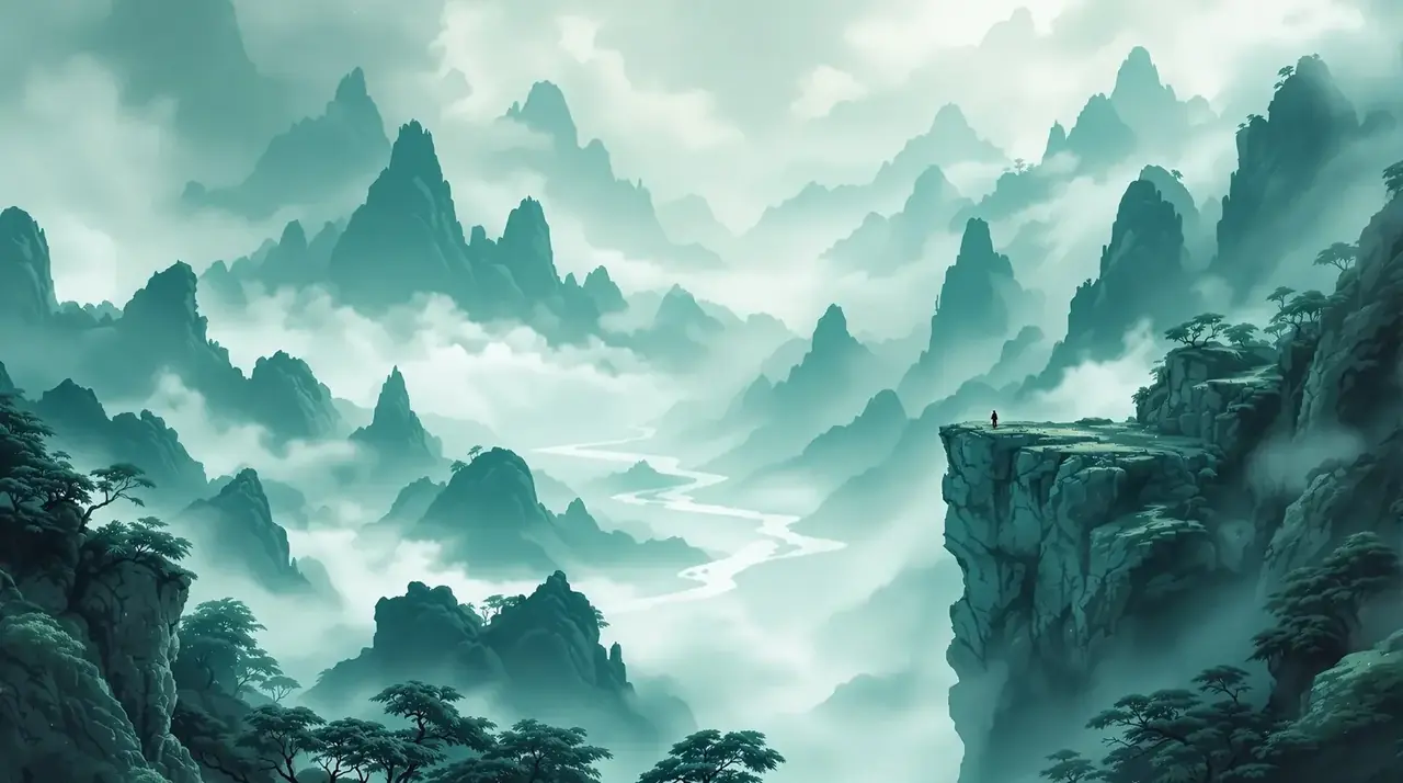 山河入梦 高清影片头图 - 秘​书